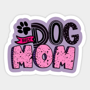 Best Dog Mom Sticker